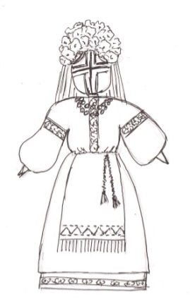 Виготовлення українського народного костюма за ескізами